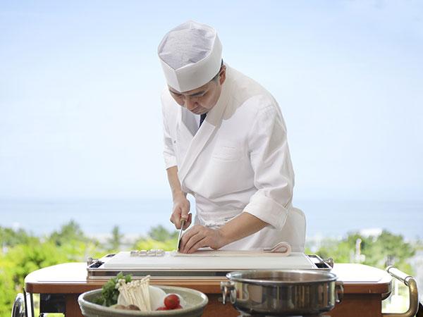 淡路島 夏の風物詩 淡路鱧炭火焼会席・鱧鍋ステイプラン